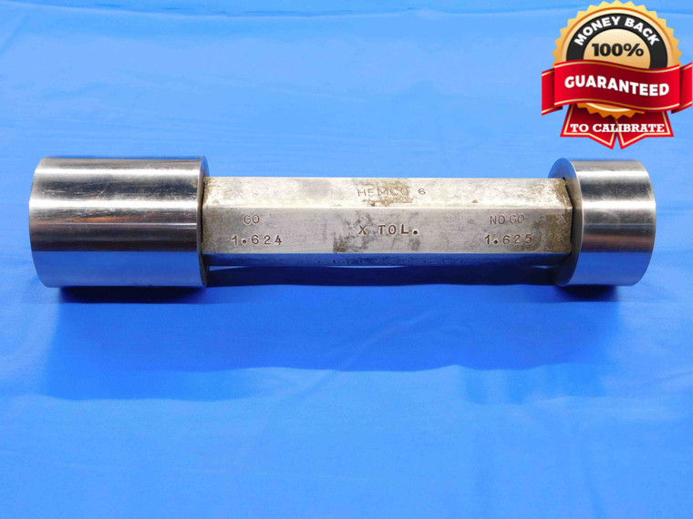 1.6240 & 1.6250 CL X PIN PLUG GAGE GO NO GO ONSIZE 1 5/8 41.250 mm 1.624 1.625 - JC4706BA4