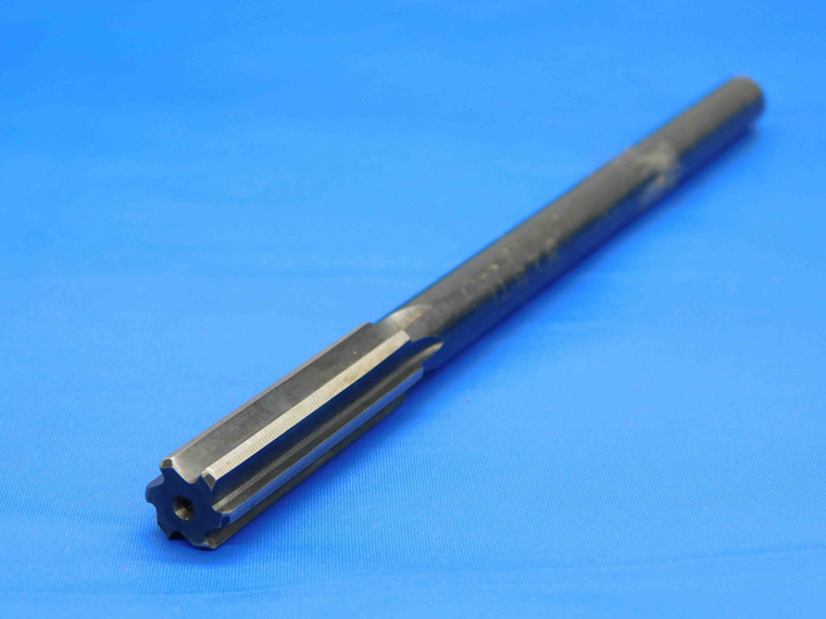 MORSE 0.4378 OD HSS CHUCKING REAMER 6 FL .4378 7/16 .4375 +.0003 OVERSIZE 11 mm - JC4842AL4