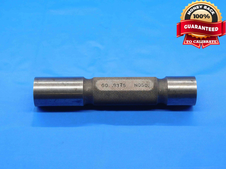 .9375 & .9385 PIN PLUG GAGE GO NO GO ONSIZE 15/16 24 mm INSPECTION CHECK - DW30069LVR