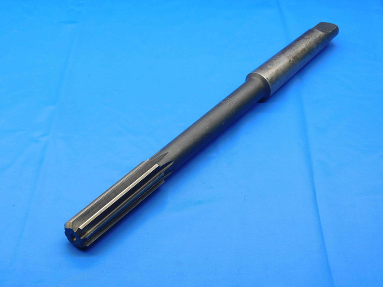W&B 0.6233 OD HSS REAMER MT2 SHANK 8 FL .6233 5/8 .6250 -.0017 UNDERSIZE CNC - DW30125AL4