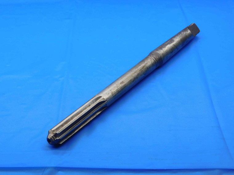 0.6278 OD HSS REAMER MT2 SHANK 8 FL .6278 5/8 .6250 +.0028 OVERSIZE 16 mm CNC - DW30130AL4