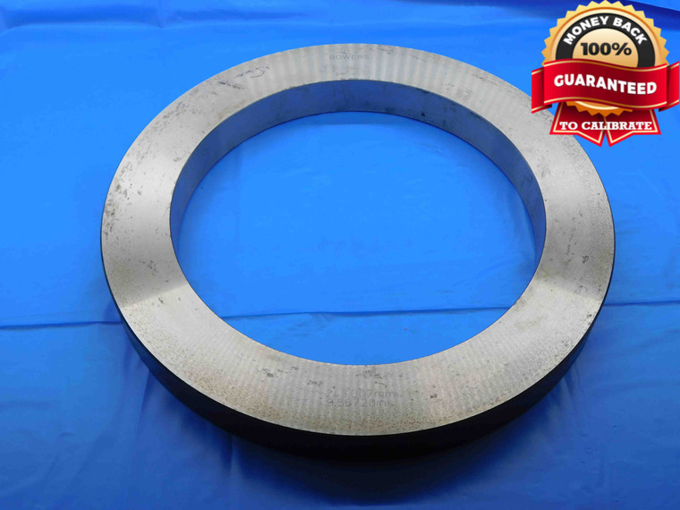 243.007 MASTER PLAIN BORE RING GAGE 243.000 +.007 OVERSIZE 243 mm 9.5672 CHECK