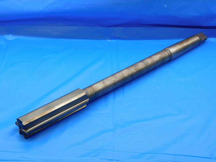 EXCO 1.189 OD HSS REAMER MT3 SHANK 6 FL 1.1890 1 3/16 1.1875 +.0015 OVERSIZE