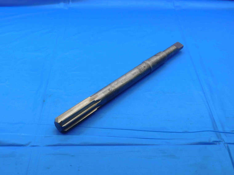 BESLY 3/4 O.D. HSS REAMER 8 FLUTE .75 .7500 ONSIZE 19 mm CNC MODIFIED SHANK - DW30317AL4
