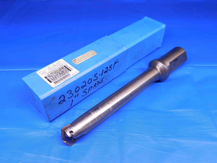 AMEC 1" O.D. INDEXABLE SPADE DRILL 23020S-125F 1 1/4 SHANK 2 FL 1.0 SERIES 2 T-A - BR6457BC4