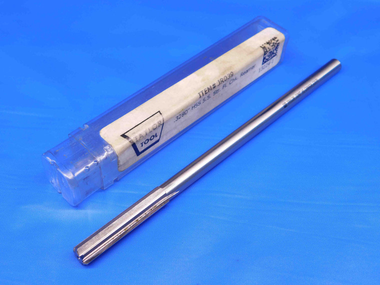 TAYLOR TOOL 0.328 OD HSS REAMER 6 FL .328 .3280 21/64 .3125 +.0155 OVERSIZE - BR6474BC4