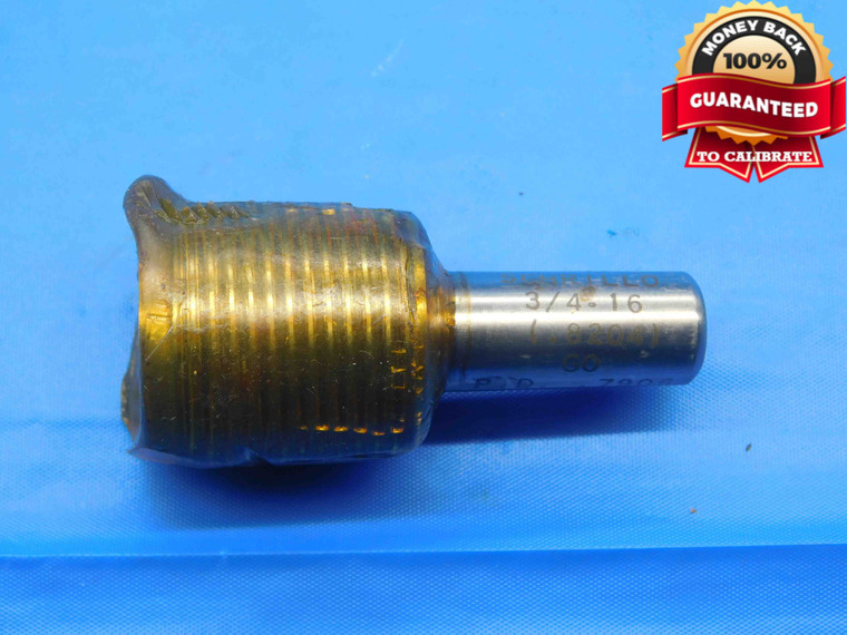 3/4 16 UNF STI HELICOIL THREAD PLUG GAGE .75 .750 GO ONLY P.D. = .7906 2B OR 3B - DW30423LVR