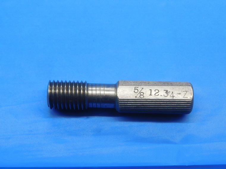 SHOP MADE 5/8 12 THREAD PLUG GAGE .625 .6250 5/8"-12 GO ONLY INSPECTION CHECK - DW30434LVR