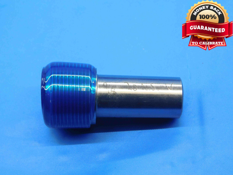 7/8 20 NS W THREAD PLUG GAGE .875 .8750 NO GO ONLY P.D. = .8440 INSPECTION CHECK - DW30524LVR