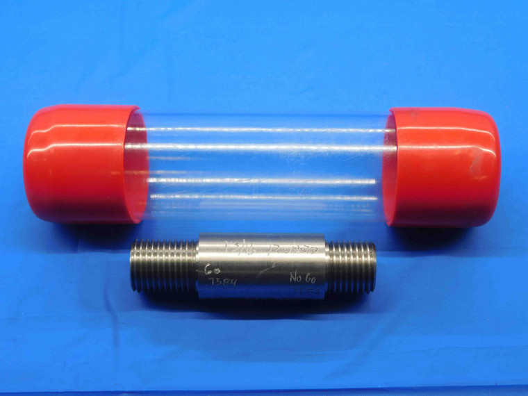 SHOP MADE 13/16 12 UN 2B THREAD PLUG GAGE .8125 GO NO GO P.D.'S = .7584 & .7656 - DW30621BL4