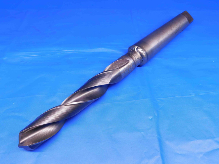 REPUBLIC 1" HSS TWIST DRILL BIT MORSE TAPER #4 SHANK 5" LOC 12 5/8 OAL 1.0 MT4 - BR6682AZ3