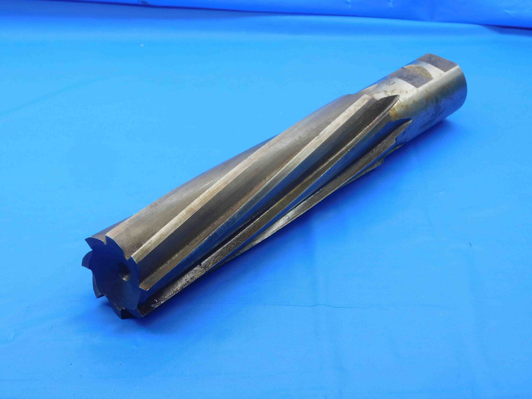 C-L 1.395 OD HSS REAMER SPIRAL 8 FL 1.3950 1 13/32 1.4063 -.0113 UNDERSIZE CNC - DW30641AL4