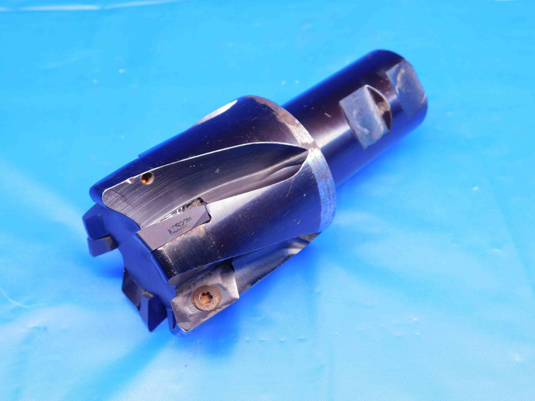 KENNAMETAL 2" DIA. SQUARE SHOULDER INDEXABLE END MILL 1 1/4 SHANK 5 FLUTE 2.0 - BR6729AN4