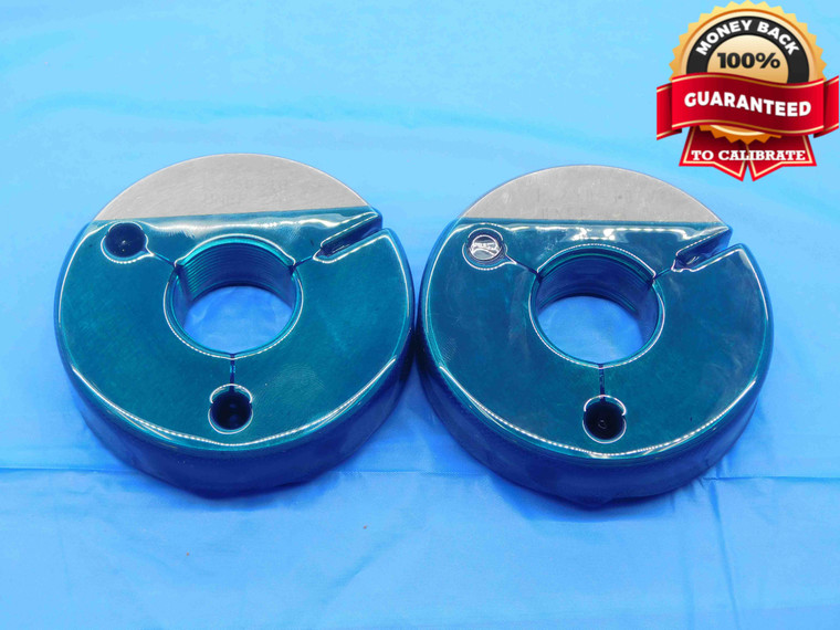 1 1/4 18 UNEF 2A PREPLATE THREAD RING GAGES 1.25 GO NO GO PD'S = 1.2084 & 1.2050 - DW30774BL4