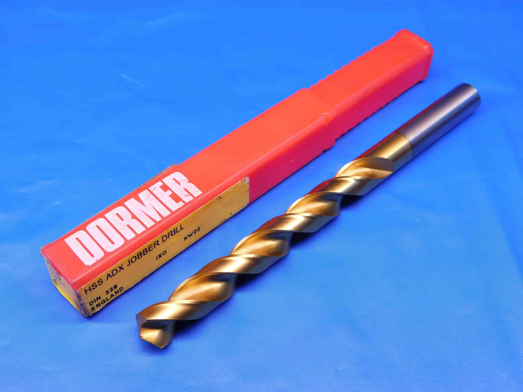 NEW DORMER 7/16 O.D. TiN HSS JOBBER TWIST DRILL BIT A5107/16 3.7008 LOC .4375 - BR6834AX4