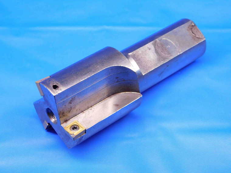 WAUKESHA 1 1/2 DIA SQUARES SHOULDER INDEXABLE END MILL 7810-0132-F 1" SHANK 3 FL - BR6866BM4