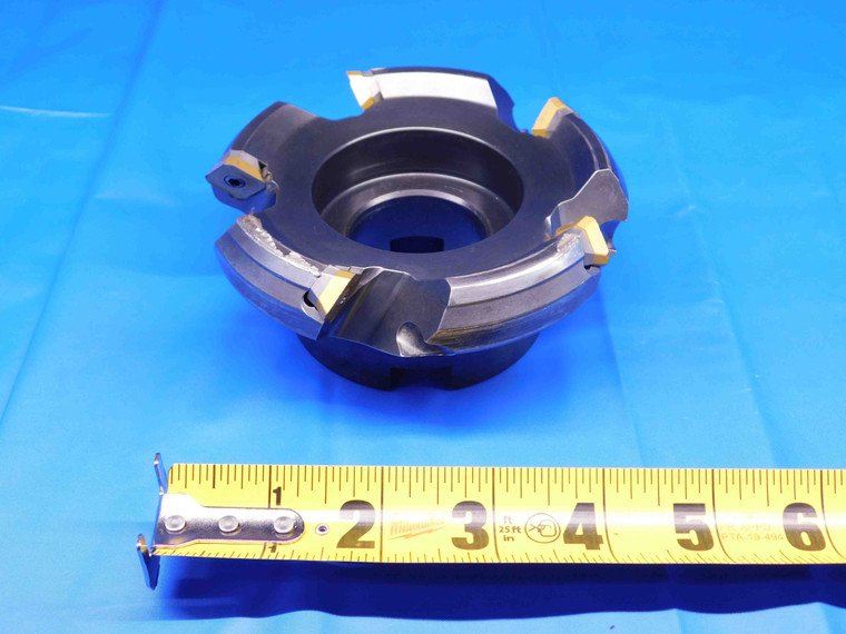 SANDVIK 4" O.D. 45 DEG FACE MILL RA245-102R38-12L 1 1/2 PILOT 5 POCKETS 4.0 - BR6931BL4