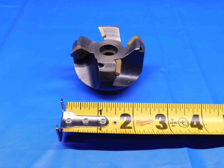 2" O.D. 45 DEG FACE MILL 3/4 PILOT 5/16 KEY HOLDS 4 INSERTS 2.0 INDEXABLE CNC - BR6933BL4