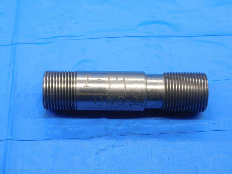 SHOP MADE 1" 14 UNS 2B THREAD PLUG GAGE 1.0 1.00 1.000 GO AND NO GO INSPECTION - DW31041BK4