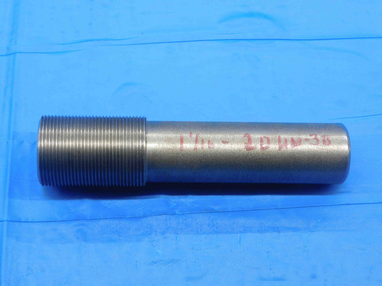 SHOP MADE 1 1/16 20 UN 3B THREAD PLUG GAGE 1.0625 1 1/16"-20 INSPECTION CHECK - DW31045BK4