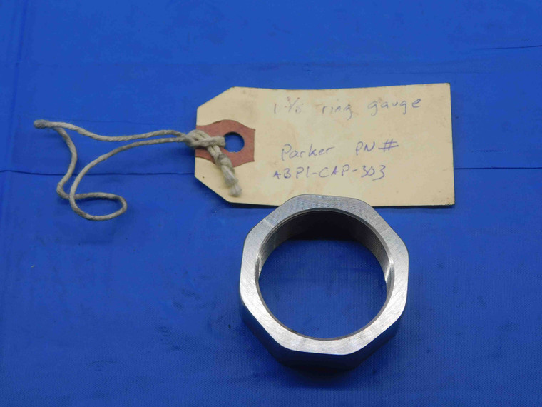 SHOP MADE 1 3/8 20 SOLID THREAD RING GAGE 1.375 1 3/8"-20 INSPECTION CHECK - DW31047BK4