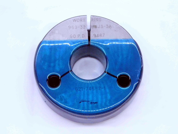 .969 32 UNJS 3A N05 LOCKNUT THREAD RING GAGE .9690 GO ONLY P.D. = .9487 N 05 - DW31145BX4