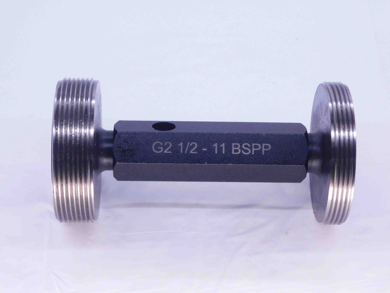 NEW G2 1/2 11 BSPP PIPE THREAD PLUG GAGE 2.5 GO NO GO P.D.'S = 73.705 & 73.922 - DW31291MSAF