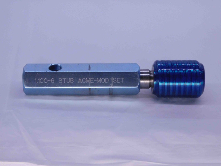 1.100 6 STUB ACME MOD VERMONT SET THREAD PLUG GAGE 1.1 NO GO ONLY P.D. = 1.0231 - DW31320BY4