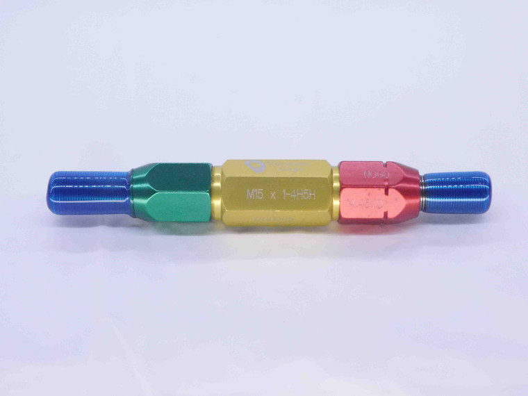 M15 X 1 4H5H SPECIAL VERMONT THREAD PLUG GAGE 15 1.0 GO NO GO = 14.4008 14.4500 - DW31332BY4