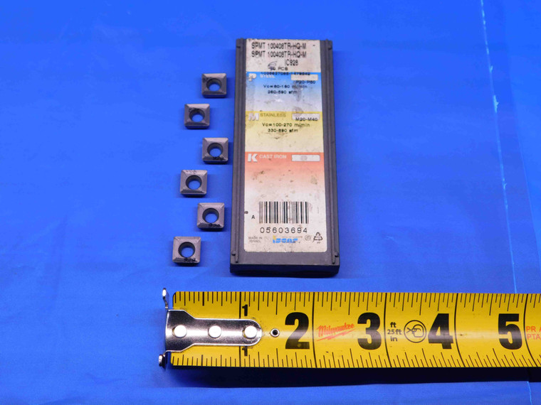 6pcs NEW ISCAR SPMT 100408TR-HQ-M IC928 TiCN COATED CARBIDE MILLING INSERTS - BR7156BC4