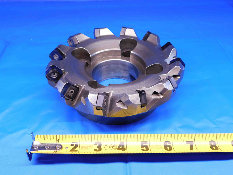 CERATIZIT 6 1/2 O.D. FACE MILL 2 1/2 PILOT 12 POCKETS 72mm X 72mm BOLT PATTERN - BR7268BM4