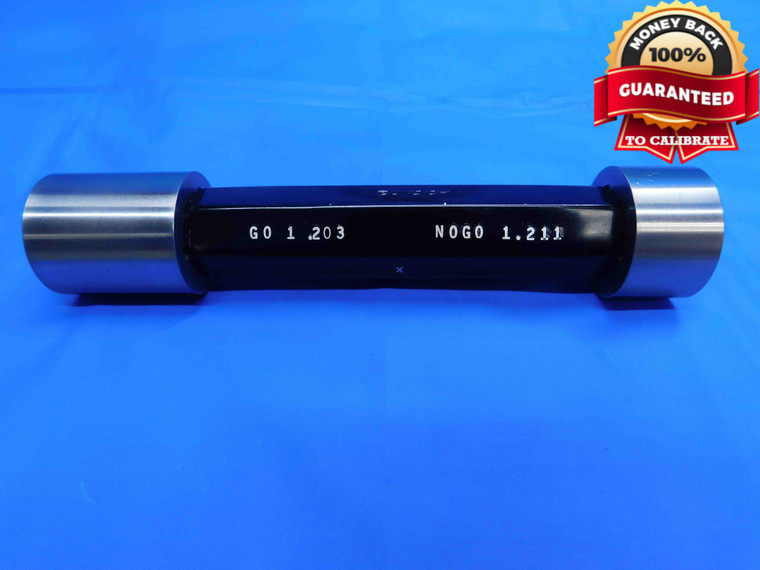 1.2030 & 1.2110 CL X PIN PLUG GAGE GO NO GO 1.2031 1 13/64 30.759 1.203 1.211 - CO0012BY4