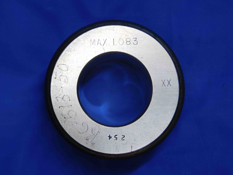 1.0830 CL XX MASTER PLAIN BORE RING GAGE 1.0938 -.0108 1 3/32 27.508 mm 1.083 - CO0078BR4