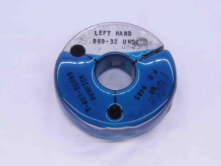 .969 32 UNJS LEFT HAND N05 LOCKNUT THREAD RING GAGE GO ONLY P.D. = .9485 3A N 05 - DW31160BX4