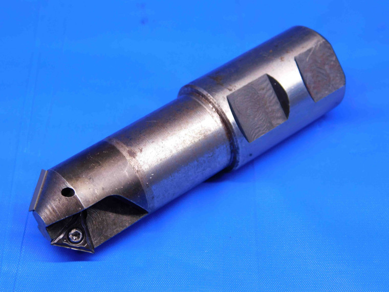 CLAYMORE 23mm DIA. CHAMFER INDEXABLE END MILL CT-30 1" SHANK 2 FLUTE 82 DEGREE - BR7405BM4