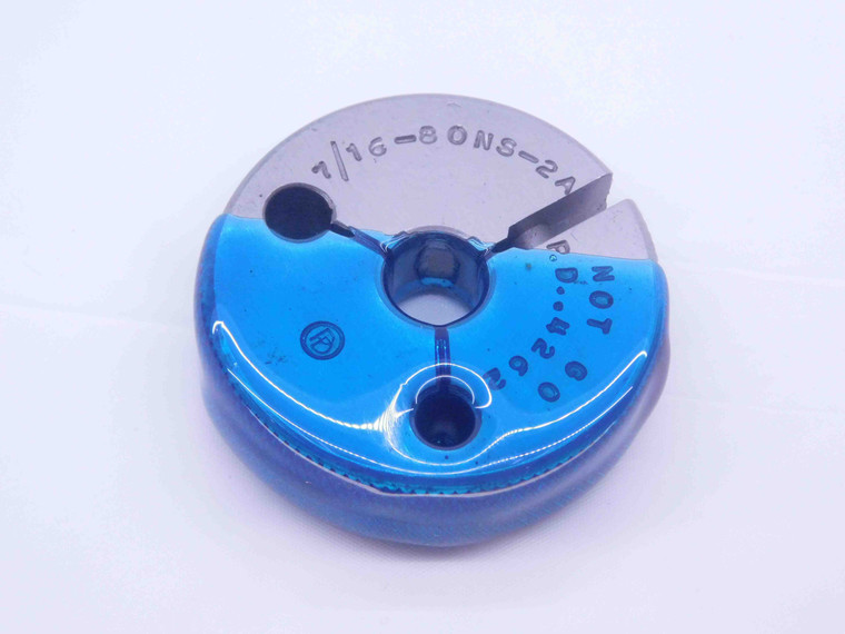 7/16 80 NS 2A THREAD RING GAGE .4375 NO GO ONLY P.D. = .4262 UNS-2A INSPECTION - DW31668CC4