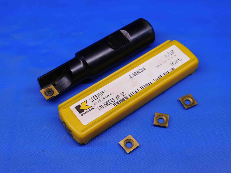 KENNAMETAL 5/8 DIA. SQUARE SHOULDER INDEXABLE END MILL KICR062SD260 3/4 SHANK - BR7460AX4