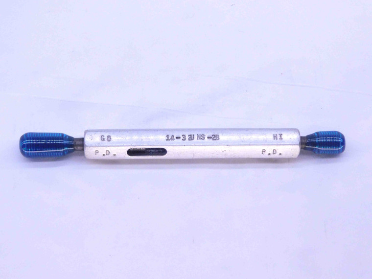14 32 UNS 2B THREAD PLUG GAGE #14 .242 .2420 GO NO GO P.D.'S = .2217 & .2259 - DW31705CC4