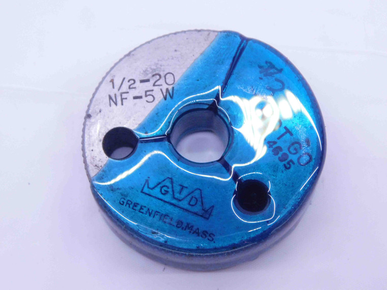 1/2 20 NF 5 THREAD RING GAGE .5 .50 .500 .5000 NO GO ONLY P.D. = .4695 UNF-5 - DW31786CB4