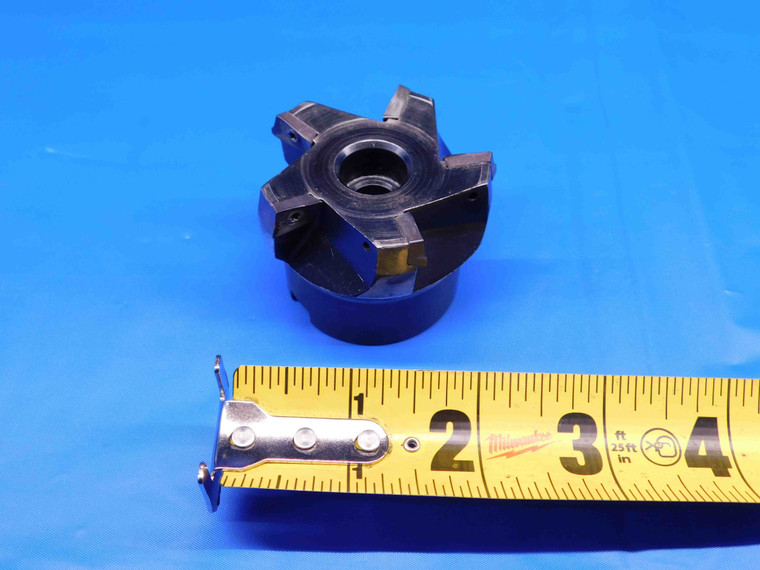 ISCAR 2" O.D. FACE MILL F75AP-D2.00-.75 3/4 PILOT HOLDS 5 INSERTS APKT.. 2.0 - BR7608CE4