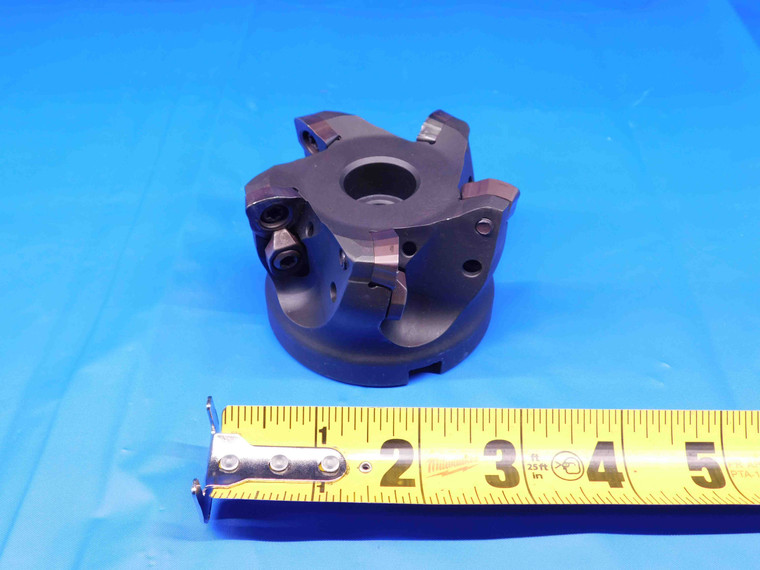 CKI 3" O.D. COOLANT FACE MILL AJXU14R0305C 1" PILOT 3/8 KEY HOLDS 5 INSERTS 3.0 - BR7615CE4