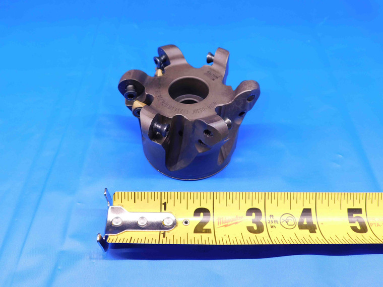 WALTER 3" O.D. COOLANT FACE MILL F2234.UB.076.Z06.08 1" PILOT 6 POCKETS 3.0 - BR7619CE4