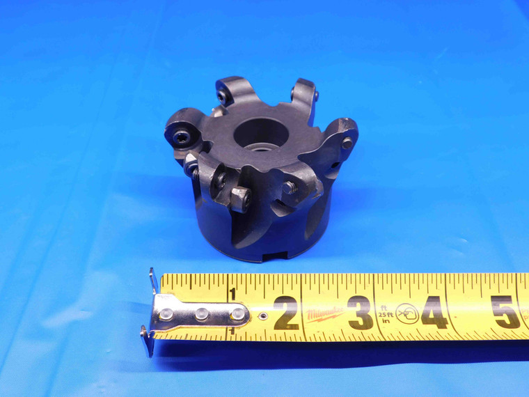 3" O.D. FACE MILL 1" PILOT 3/8 KEY HOLDS 6 INSERTS 3.0 INDEXABLE CNC TOOLING - BR7620CE4