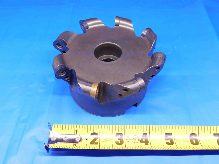WALTER 5" O.D. FACE MILL 6026-0350F 1 1/2 PILOT 5/8 KEY HOLDS 8 INSERTS 5.0 - BR7621CE4