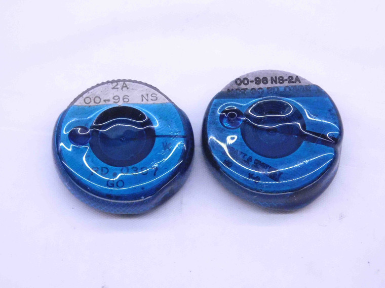 #00 96 NS 2A THREAD RING GAGES #00 .047 GO NO GO P.D.'S = .0397 & .0382 UNS-2A - DW31852CC4