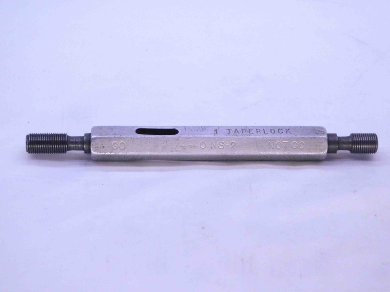 1/4 40 NS 2 THREAD PLUG GAGE .25 .250 .2500 GO NO GO P.D.'S = .2338 & .2365 - DW31875CC4