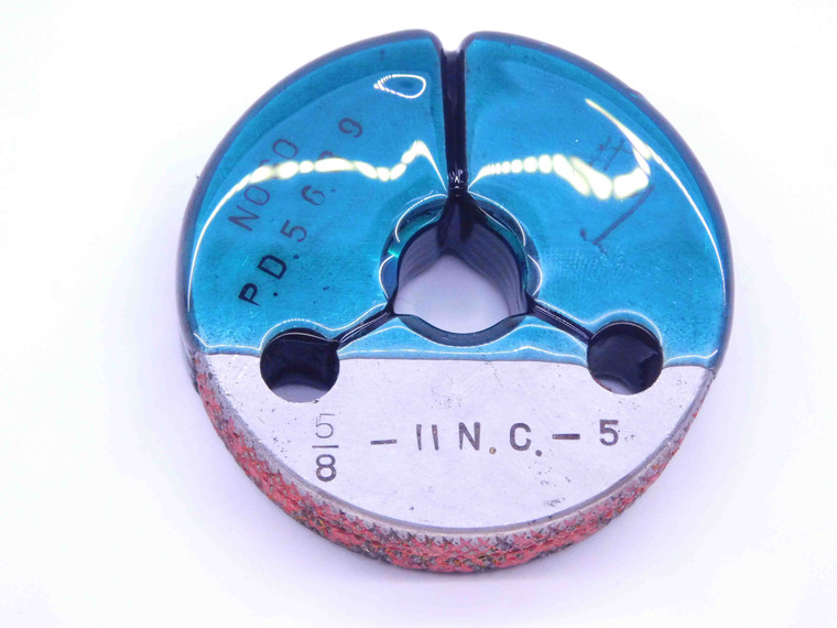 5/8 11 NC 5 THREAD RING GAGE .625 .6250 NO GO ONLY P.D. = .5689 UNC-5 CHECK - DW31882CB4