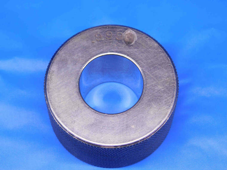 .9993 MASTER PLAIN BORE RING GAGE 1.0000 -.0007 UNDERSIZE 1.0 25.382 mm CHECK - BR7752BR4