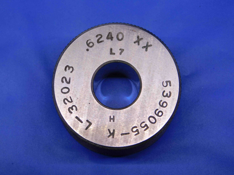 .6240 CLASS XX MASTER PLAIN BORE RING GAGE .6250 -.0010 UNDERSIZE 5/8 16 mm .624 - BR7799BR4