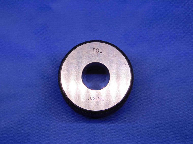 .5010 MASTER PLAIN BORE RING GAGE .5000 +.0010 OVERSIZE 1/2 12.725 mm .501 CHECK - BR7880BR4